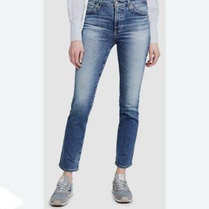 AG Adriano Goldschmied The Harper Essential Straight Leg Jeans Women Blue Sz 27R